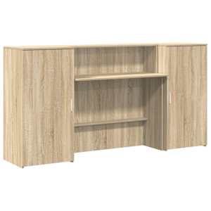 Recepční stůl dub sonoma 200x50x103,5 cm kompozitní dřevo - obrázek 2