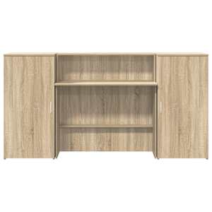 Recepční stůl dub sonoma 200x50x103,5 cm kompozitní dřevo - obrázek 5