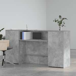 vidaXL Γραφείο υποδοχής 200x50x103,5 εκ. Επεξεργασμένο Ξύλο