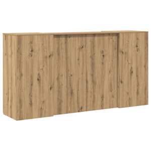 Recepční stůl dub artisan 200x50x103,5 cm kompozitní dřevo - obrázek 11
