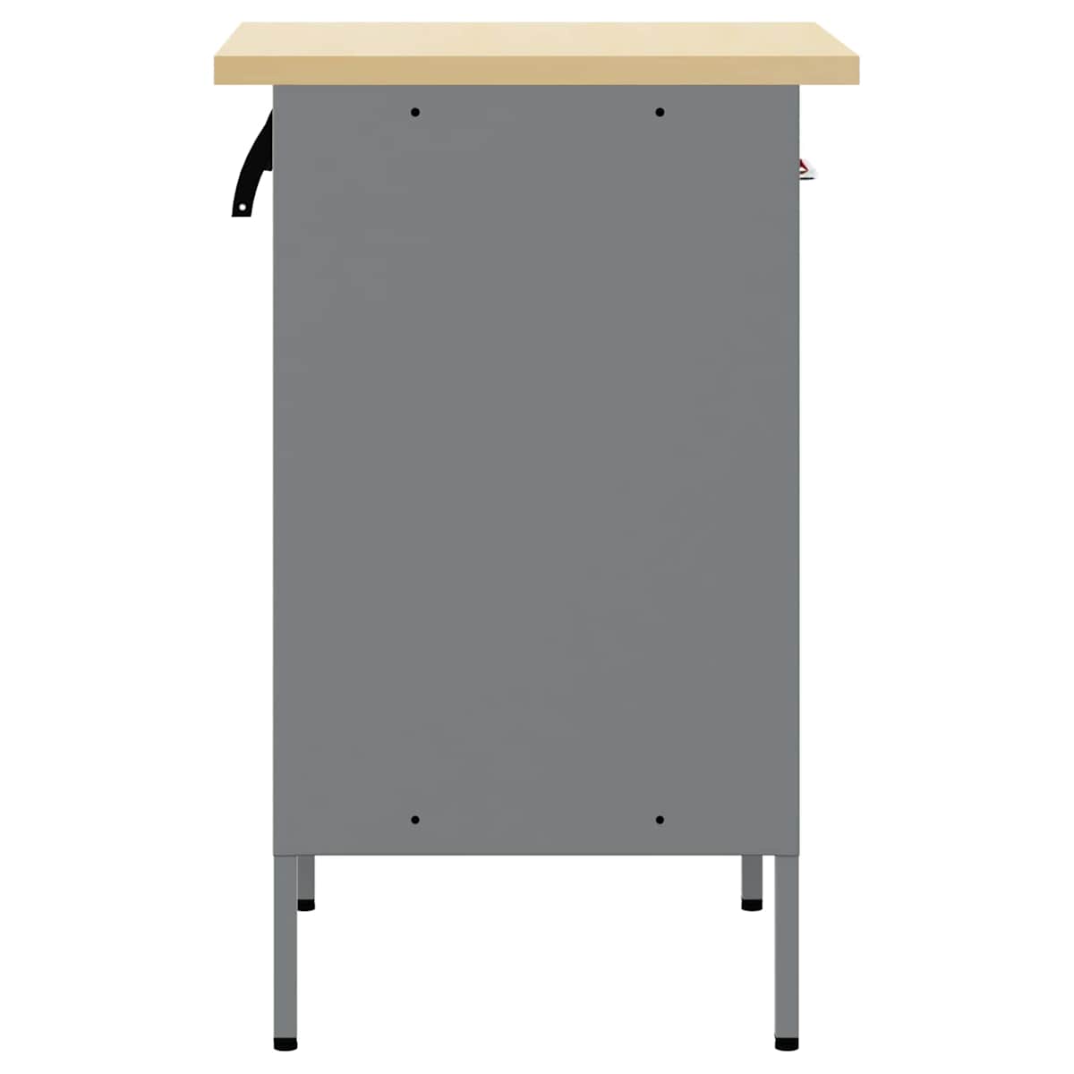 Arbejdsbænk 50 x 55 x 85 cm Ingeniørtræ og stål - Billede 4