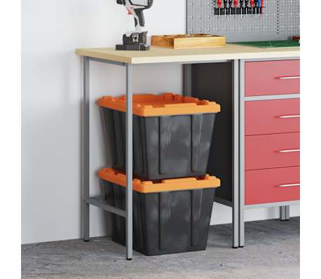 vidaXL Bancada de Trabalho Cinzeto 50 x 55 x 85 cm