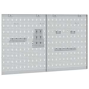 Panel na nářadí 2 pcs Šedá 100 x 1 x 60 cm - obrázek 5