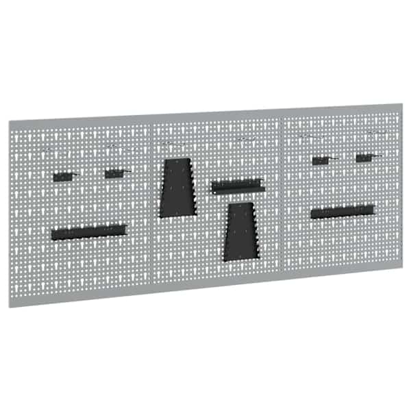vidaXL T&ouml;&ouml;riistade seinapaneel 3 tk Hall 150 x 1 x 60 cm