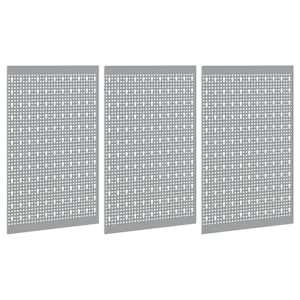 Panel na nářadí 3 pcs Šedá 150 x 1 x 60 cm - obrázek 4