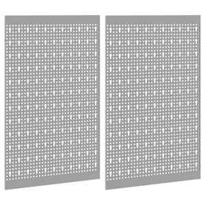 Panel na nářadí 2 pcs Šedá 100 x 1 x 80 cm - obrázek 4