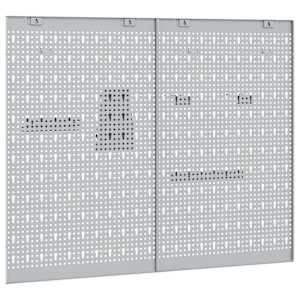 Panel na nářadí 2 pcs Šedá 100 x 1 x 80 cm - obrázek 7