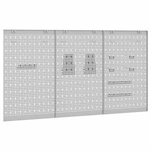 Panel na nářadí 3 ks Šedá 150 x 1 x 80 cm - obrázek 7