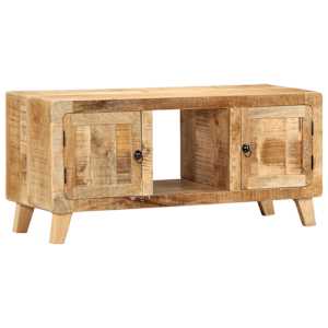 TV stolek 105x46x32 cm masivní hrubé mangovníkové dřevo - obrázek 13