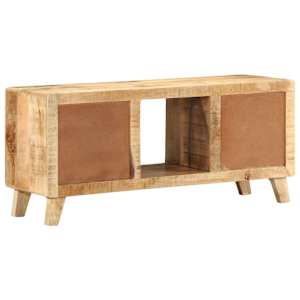 TV stolek 105x46x32 cm masivní hrubé mangovníkové dřevo - obrázek 4