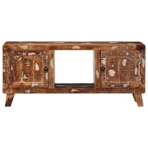 TV stolek 105x46x32 cm masivní recyklované dřevo - obrázek 2