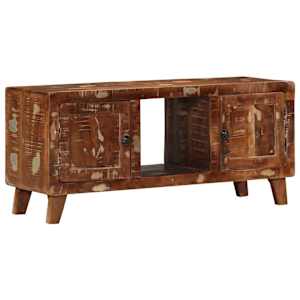 TV stolek 105x46x32 cm masivní recyklované dřevo - obrázek 13