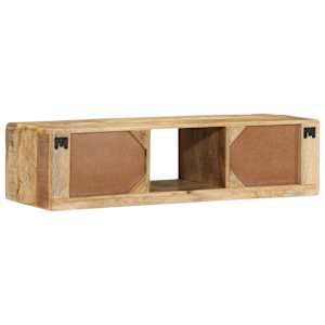 Nástěnná TV skříňka 100x32x25 cm Masivní dřevo, surové mango - obrázek 4