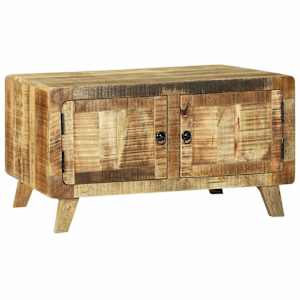 Konferenční stolek Hnědá 80 x 54 x 45 cm Masivní mangové dřevo - obrázek 6