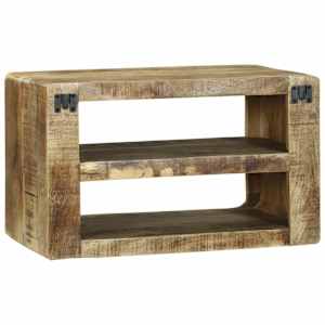 Televizní skříň 60 x 32 x 36 cm Masivní magnovníkové dřevo - obrázek 5
