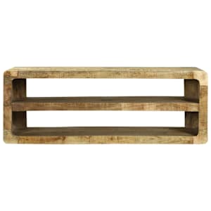 Televizní skříň 100 x 32 x 36 cm Masivní magnovníkové dřevo - obrázek 3