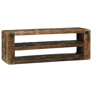 Televizní skříň 100 x 32 x 36 cm Masivní recyklované dřevo - obrázek 5