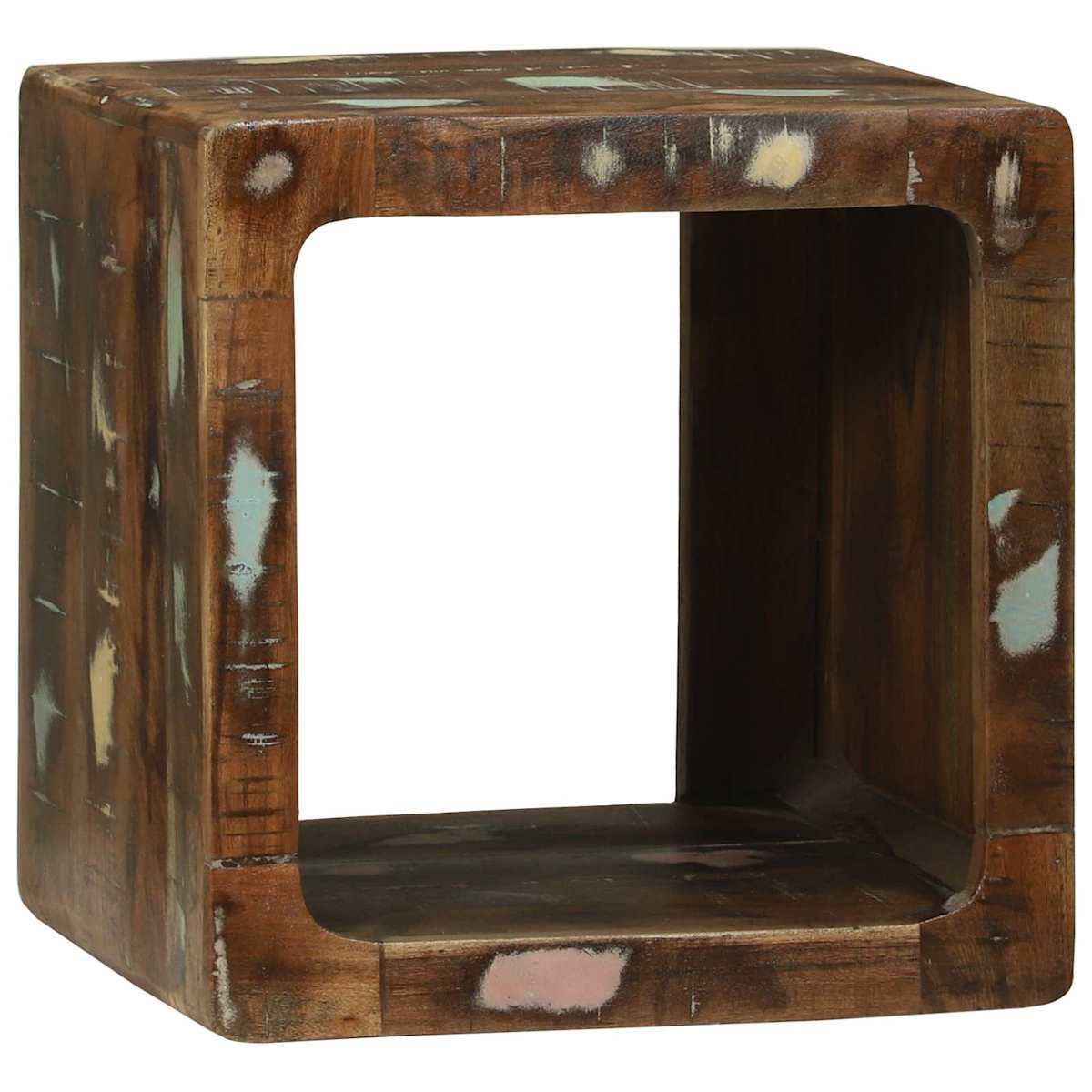 TV Enheder 2 stk. Flerfarvet 36 x 30 x 36 cm Solid genbrugs træ - Billede 4