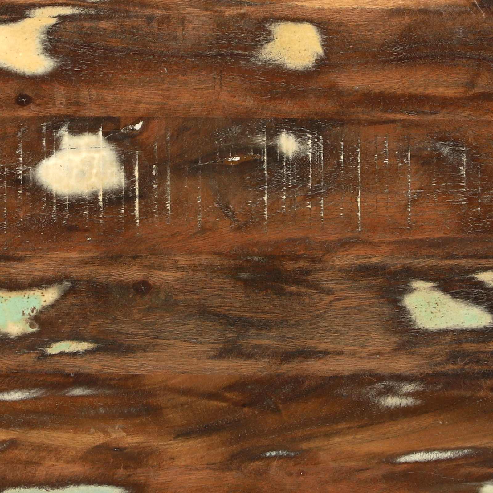 TV enote 2 pcs večbarvno 36 x 30 x 36 cm Trdna obnovljena les - slika 6