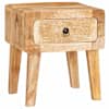 vidaXL Otsalaud sahtliga Pruun 40 x 32 x 46 cm Tugev mango puu