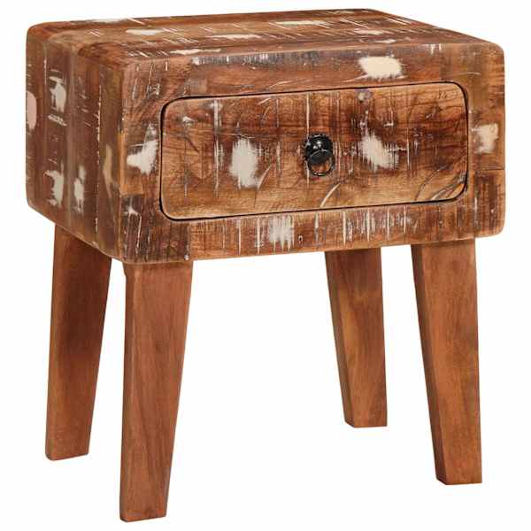 vidaXL Otsalaud sahtliga Pruun 40 x 32 x 46 cm Tugev taastatud puit