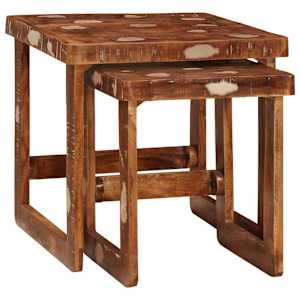 vidaXL &Uuml;ksteise alla mahtuvad lauad 2 tk Pruun 46 x 46 x 45 cm