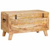 vidaXL Salvestuskarp ladustamisega lukuga 70 x 35 x 40 cm mangopuit