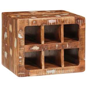 vidaXL Veepudeli Riiul Pruun 44 x 30 x 35 cm Tugev taastatud puit