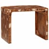 vidaXL Otsalaud Pruun 60 x 35 x 46 cm Tugev taastatud puit