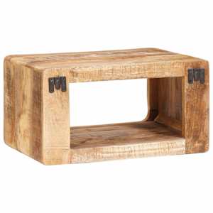 Noční stolek 2 pcs Hnědá 45 x 30 x 24 cm Masivní mangové dřevo - obrázek 7