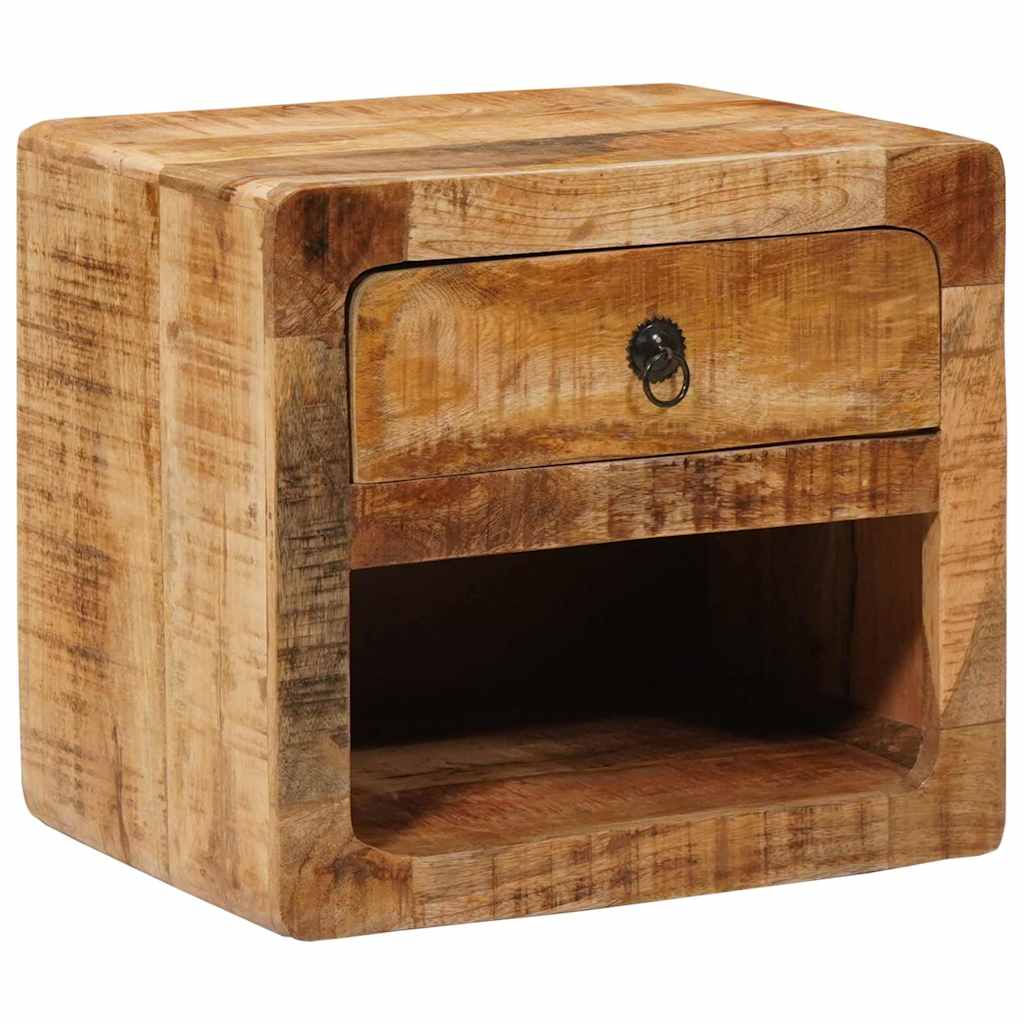 vidaXL Noptieră suspendată Maro 40 x 30 x 36 cm Lemn masiv de mango