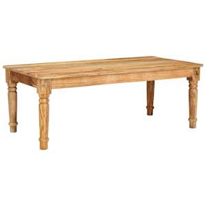 Konferenční stolek Hnědá 110 x 55 x 40 cm Masivní mangové dřevo - obrázek 2