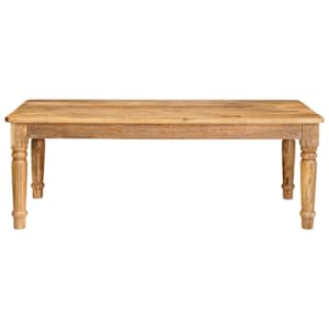Konferenční stolek Hnědá 110 x 55 x 40 cm Masivní mangové dřevo - obrázek 4