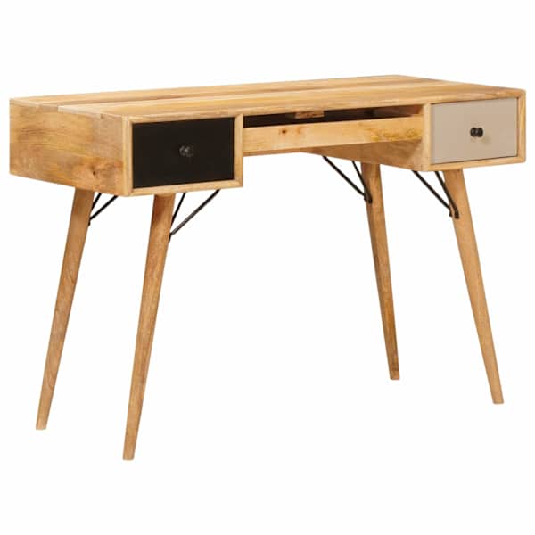 vidaXL Kirjutuslaud sahtliga Pruun 110 x 55 x 76 cm Tugev mango puu