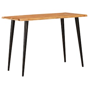 vidaXL S&ouml;&ouml;gilauad Pruun ja must 110 x 55 x 78 cm Tugev mango puu