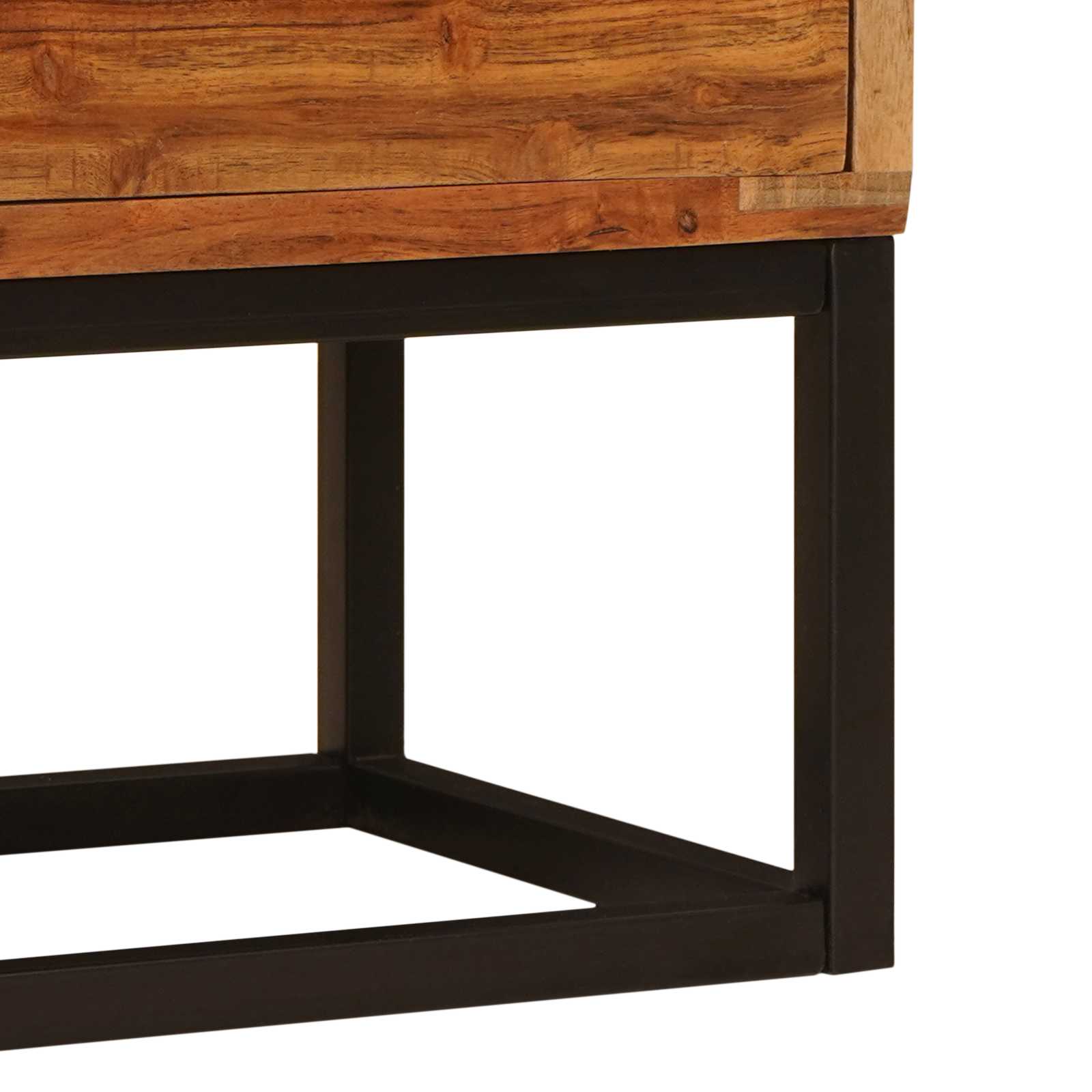 Ladekast met lade Naturel 55 x 30 x 90 cm Massief Acaciahout image 12