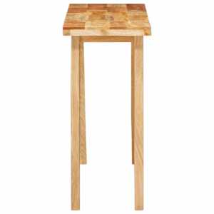 Jídelní stůl Přírodní 100 x 35 x 75 cm Masivní mangové dřevo - obrázek 5