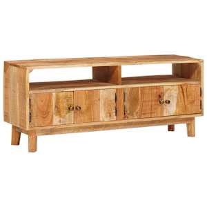 Úložné skříně Hnědá 110 x 30 x 45 cm Masivní mangové dřevo - obrázek 3