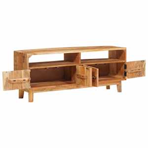 Úložné skříně Hnědá 110 x 30 x 45 cm Masivní mangové dřevo - obrázek 5