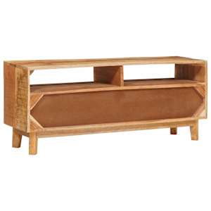 Úložné skříně Hnědá 110 x 30 x 45 cm Masivní mangové dřevo - obrázek 8