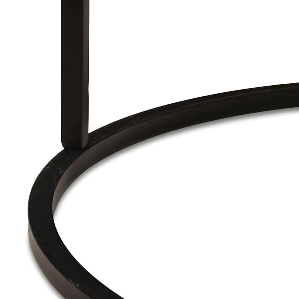 Nest Koffietafels 2 pcs Zwart Massief mangohout en staal image 6