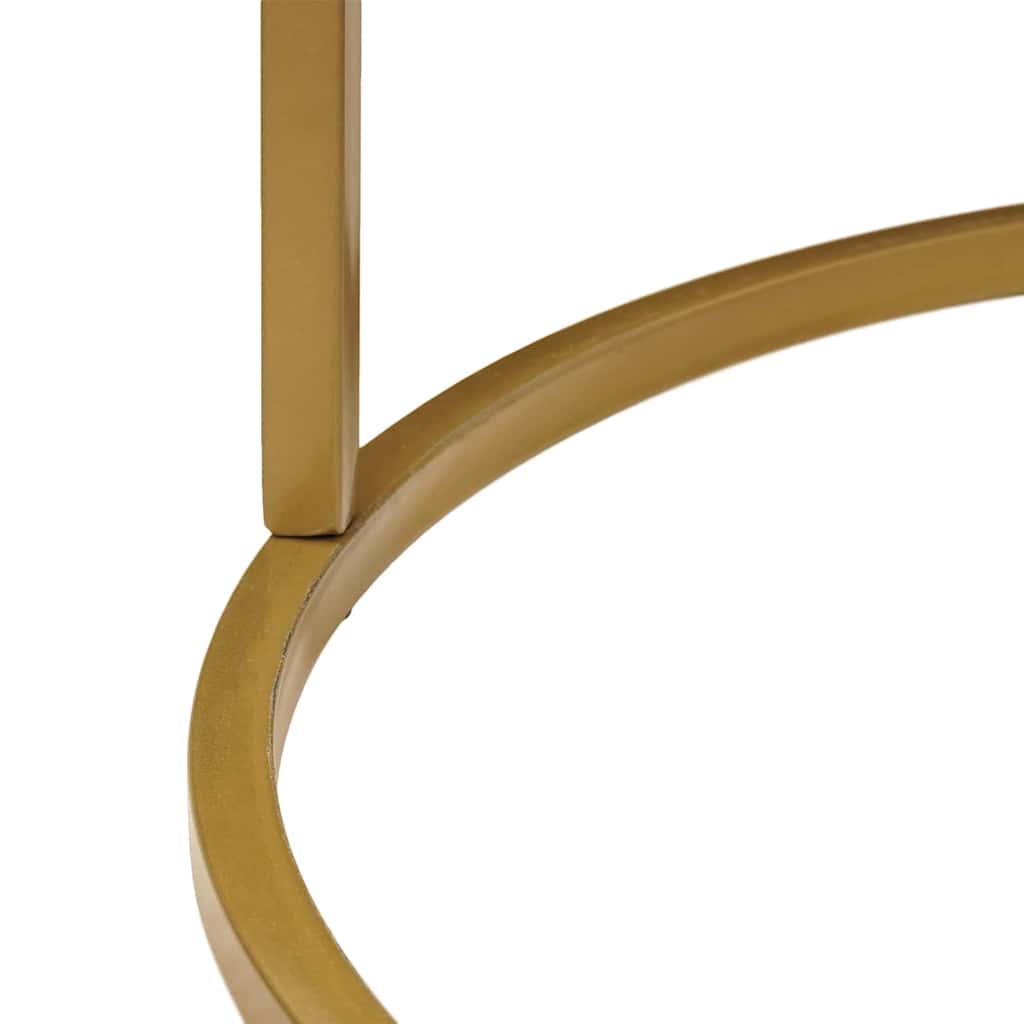 Nest Koffietafels 2 pcs Wit Massief mangohout en staal image 8