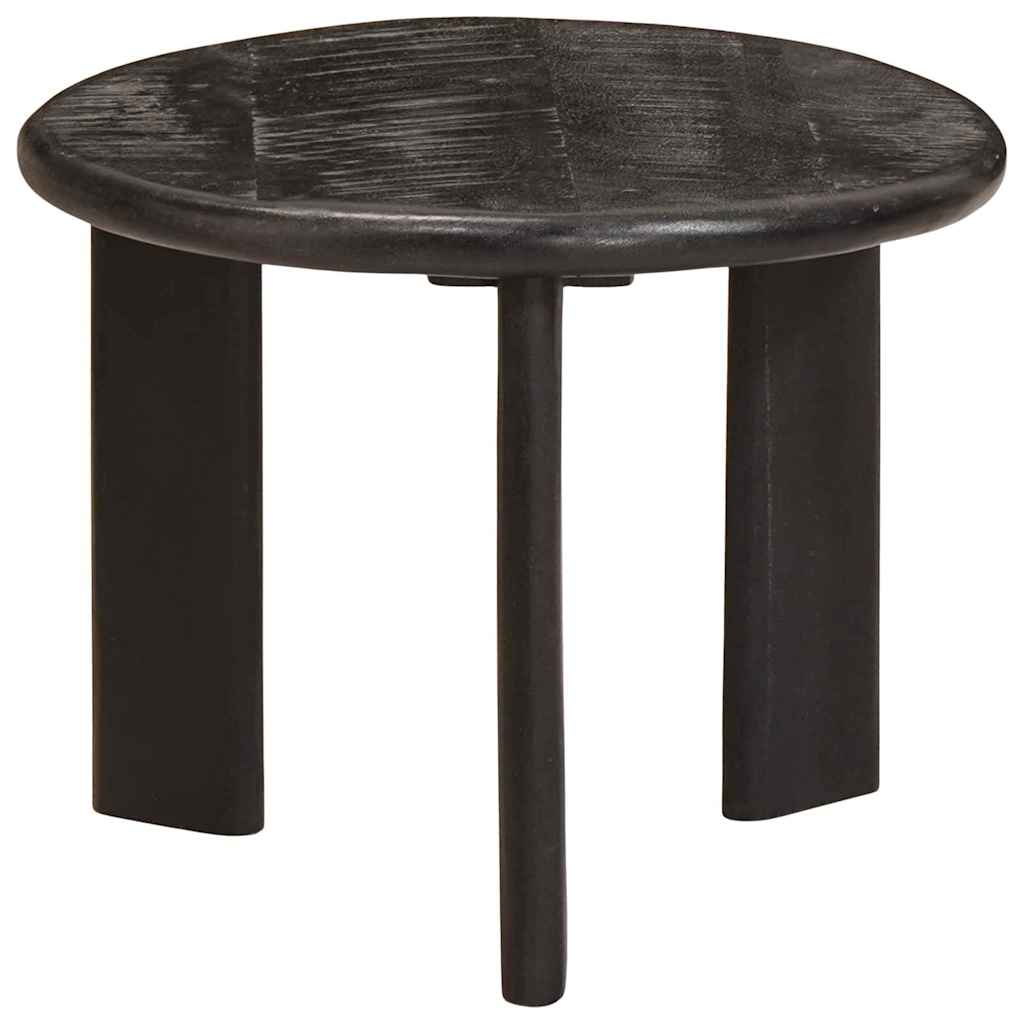 Thumbnail - vidaXL Nesting-Couchtische 2 pcs Weiß Massivholz Mango