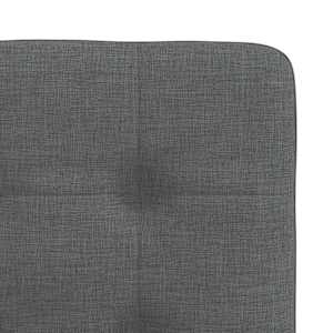 Jídelní židle 2 ks tmavě šedé textil - obrázek 7