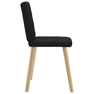 Jídelní židle 2 ks černé textil - obrázek 5