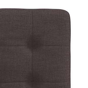 Jídelní židle 2 ks tmavě hnědé textil - obrázek 7