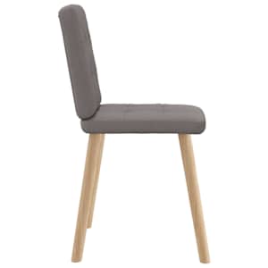 Jídelní židle 2 ks taupe textil - obrázek 5