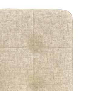 Jídelní židle 2 ks krémové textil - obrázek 7