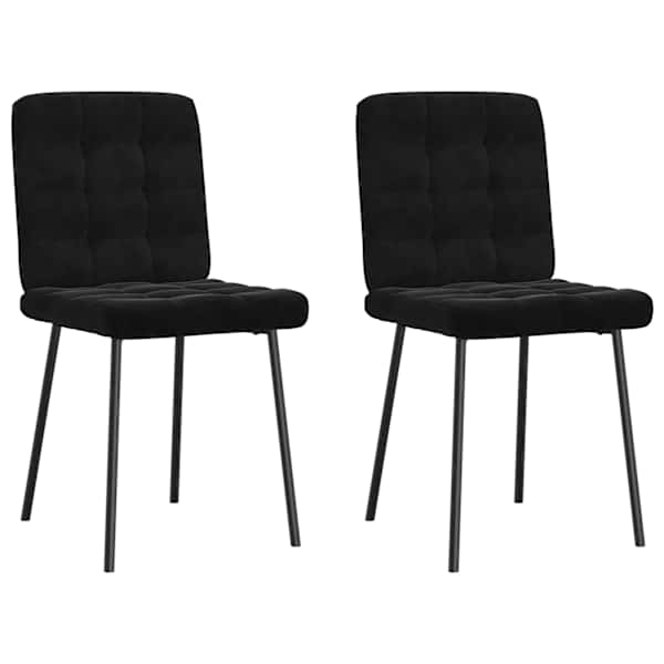 vidaXL s&ouml;&ouml;gitoolid 2 tk, must, samet