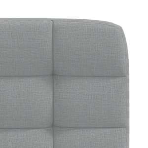 Jídelní židle 2 ks světle šedé textil - obrázek 7